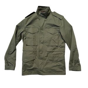 Olive Green Military Field Jacket for Men